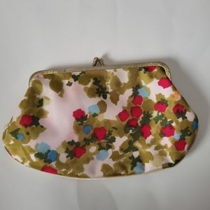 Celebrity Inc. women's cosmetic clutch multicolor floral mini